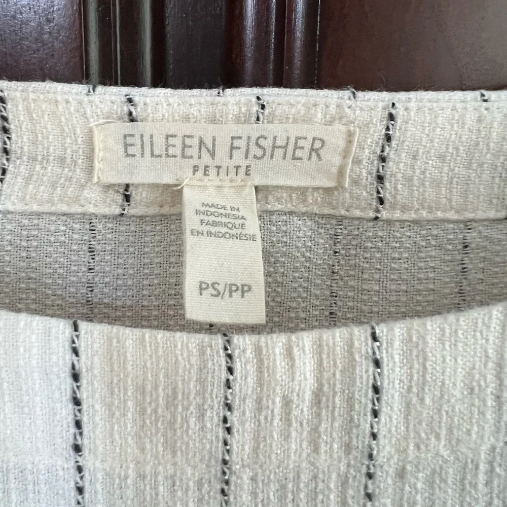 Eileen White Striped Blouse - Picture 3 of 3